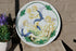 French KG Luneville Faience ceramic Plate putti angels romantic plate marked