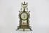 Antique Bronze Clock limoges putti porcelain plaques