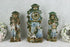 Antique German porcelain bisque marked Clock set romantic figurines set