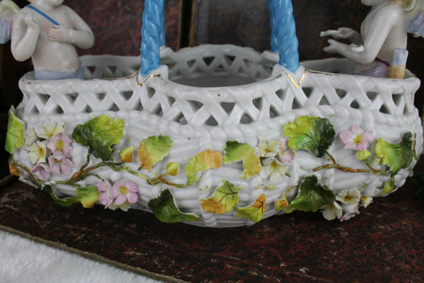 Gorgeous French marked porcelain planter 