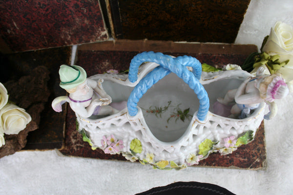 Gorgeous French marked porcelain planter 