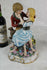 Gorgeous vintage porcelain bisque Statue boy girl 1960