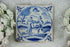 Antique 18thc DELFT pottery tile ceramic Bible religious scene