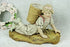 Royal DUX Czech marked porcelain figurine girl basket vase planter