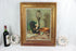 Flemish school oil canvas painting Signed artist play doll still life vintage