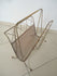 Mid-century metal 60's Magazine newspaper rack holder attr. mategot design