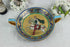 Vintage italian DERUTA marked porcelain Centerpiece coupe bowl horse rider