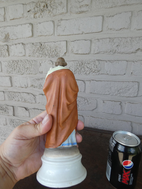 Vintage vieux paris porcelain saint joseph figurine statue