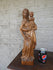 Vintage wood carved MAdonna figurine statue