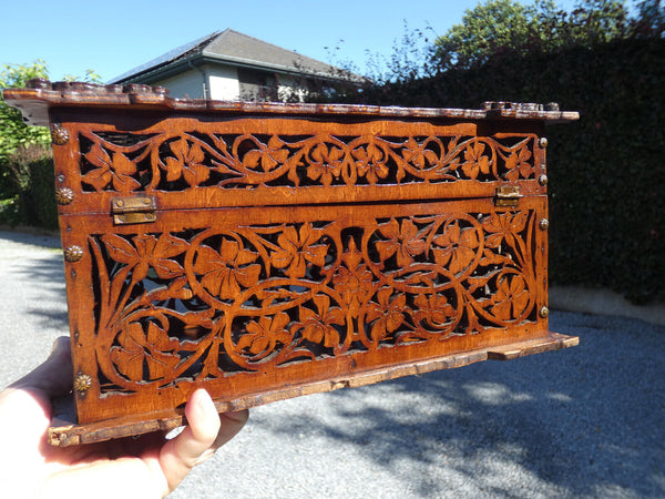 Vintage wood cut box 1950s