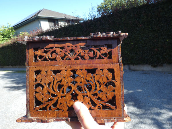 Vintage wood cut box 1950s