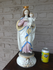 Antique LARGE Belgian bisque porcelain vieux andenne MAdonna statue