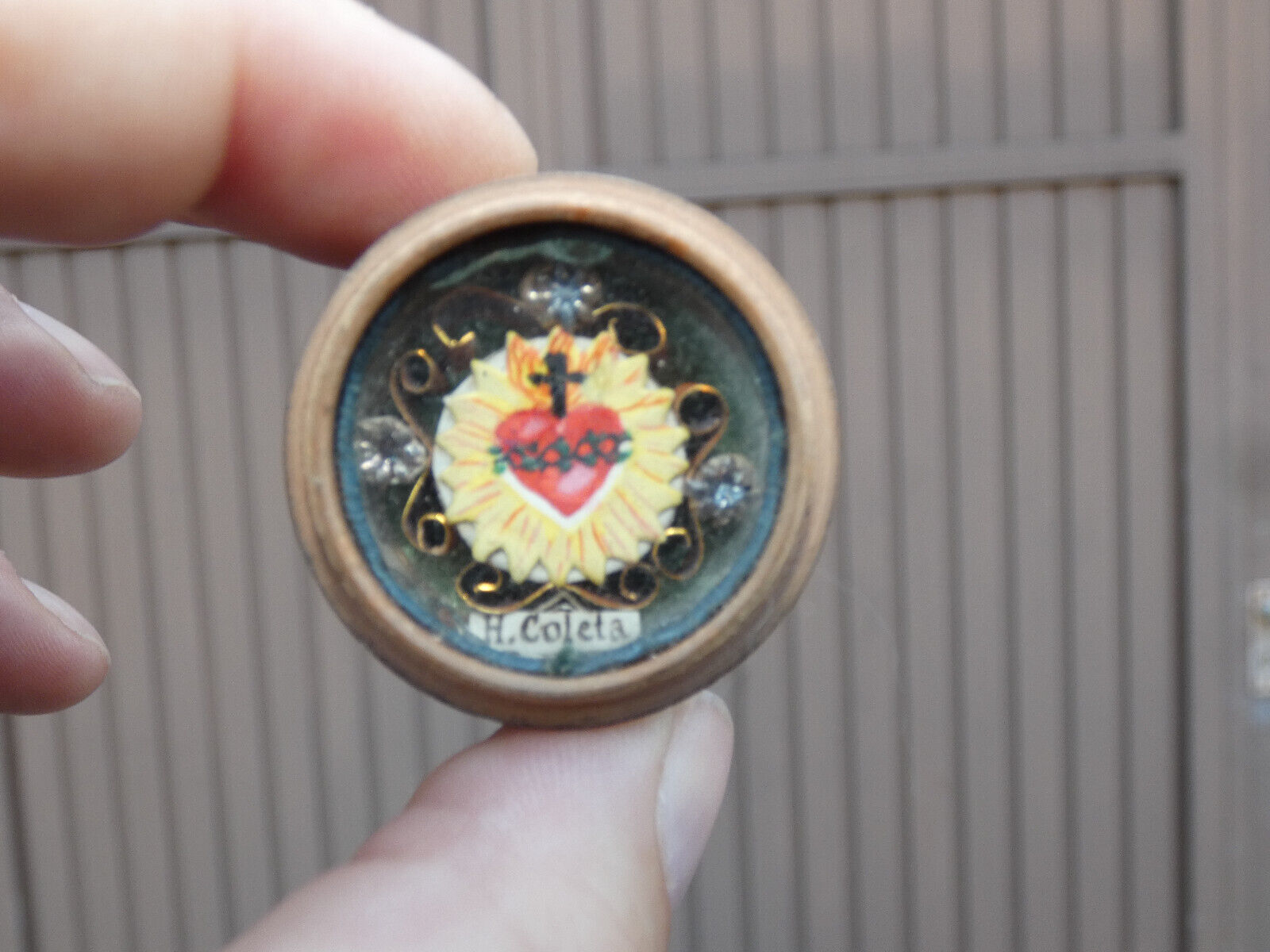 Vintage Relic SAINT COLETTE COLETA Gent Patron saint | FF-Antiques