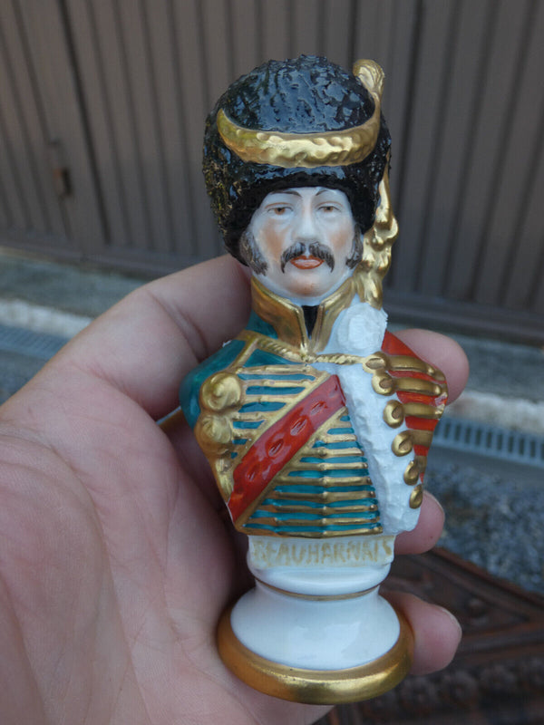 German Sax Dresden porcelain Statue napoleon general BEAUHARNAIS