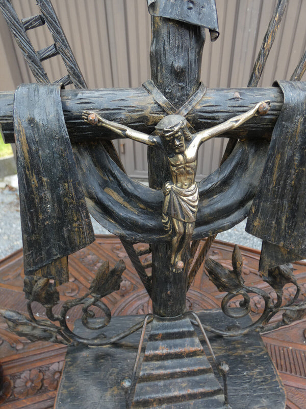 Vintage Cast iron crucifix