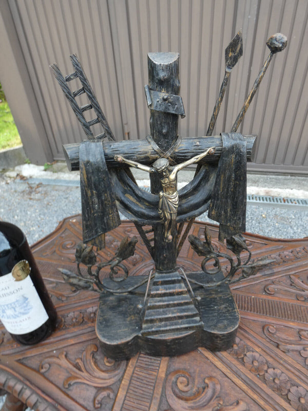 Vintage Cast iron crucifix