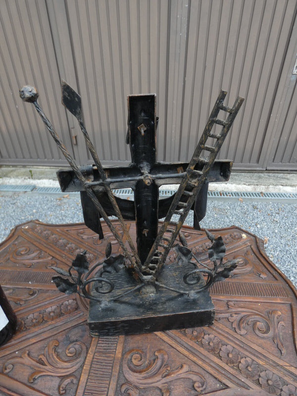 Vintage Cast iron crucifix