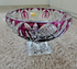 Antique VAL SAINT LAMBERT XL centerpiece Bowl coupe Crystal glass amethyst