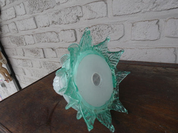 Muraro Green glass replacement top chandelier  element