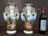 PAIR antique vieux paris porcelain paint romantic Vases