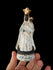 Antique French vieux paris porcelain notre dame de hal black madonna statue