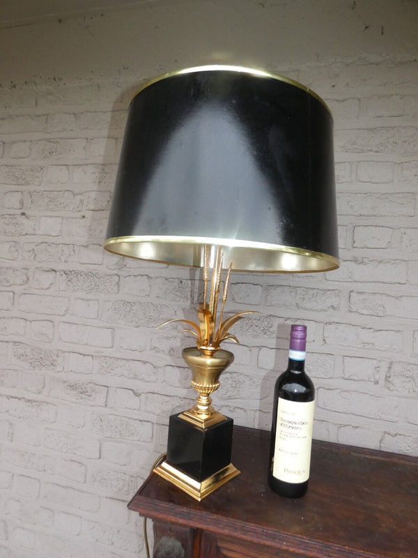 Hollywood regency Maison MAssive belgian 1970s brass Lamp