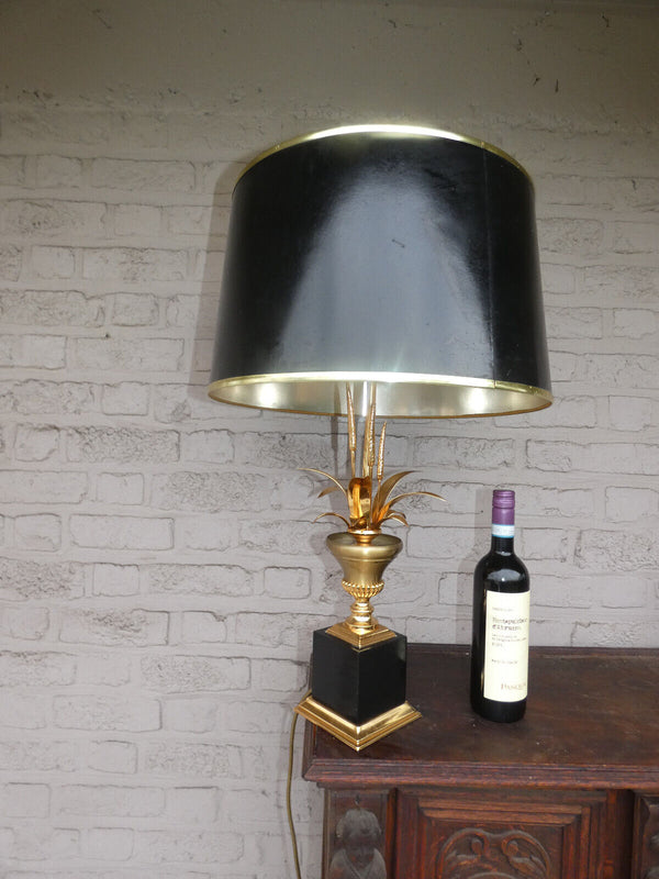 Hollywood regency Maison MAssive belgian 1970s brass Lamp