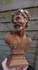 Antique Belgian wood carved Bacchus statue figurine wine