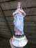 Antique Belgian vieux andenne bisque porcelain madonna statue figurine religious