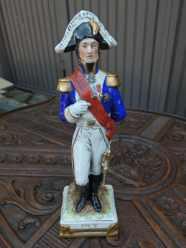 Scheibe Alsbach porcelain napoleon general ney statue Figurine