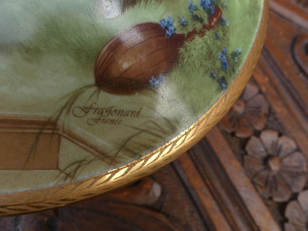 Vintage French Limoges marked porcelain Romantic decor box