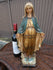 Antique Large chalk Madonna statue figurine religious rare